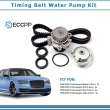 ECCPP Timing Belt Water Pump Kit Fit for 1999 2000 2001 2002 2003 2004 2005 Volkswagen Jetta 2.0L L4 SOHC 8 Valve ENG.Code AEG AVH AZG BEV
