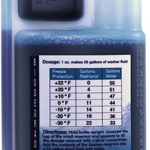 Qwix Mix Biodegradable Windshield Washer Fluid Concentrate, 1 Bottle Makes 1,760 Gallons, 1 oz. Makes 55 Gallons - Grime & Bug Remover, Superior Commercial Grade Glass Cleaner, Single