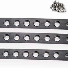 3pcs/Set Aluminum Side Door Grab Handle Knobs Cover Trim for Jeep Wrangler JK & Unlimited 2 Door 2007-2017 Handle Pull (black)