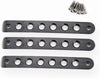 3pcs/Set Aluminum Side Door Grab Handle Knobs Cover Trim for Jeep Wrangler JK & Unlimited 2 Door 2007-2017 Handle Pull (black)