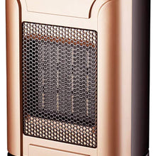 OCYE Portable Heater, Three-Speed Adjustable Heater, Small and Beautiful, Safe and Quiet, for Living Room, Bedroom, Office use, White, Gold