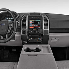 Car Console Covers Plus Made in USA Center Armrest Console Cover Designed for Ford F150 F250 with Fold Down Seat 2014-2020 Your Console Should Match Image and Lid Must Open Dark Gray