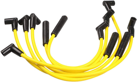 MOSTPLUS Ignition Wires Spark Plug Wires Straight 6 Wires Set Compatible with AMC Jeep 199 232 252 258 282