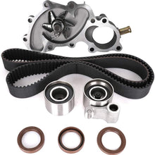 Engine Timing Belt Kit with Water Pump, Fit for 3.4L V6 Toyota 4Runner, T100, Tacoma, Tundra with 5VZFE Engine, Replace TKT-025 TKT-007 TCKWP271