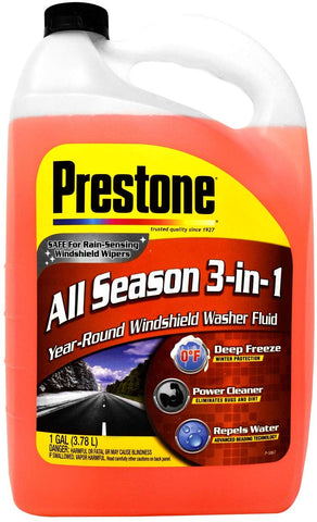 Prestone AS658P All Season 3-in-1 Year Round Windshield Washer Fluid