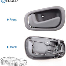 ECCPP Door Handles Interior Inside Inner Front Rear Passenger Driver Side for 1998 1999 2000 2001 2002 Toyota Corolla Gray(4pcs)