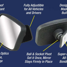 Made in USA, HD Metal Lense 360° Blind Spot Mirror by MaxiView (2)