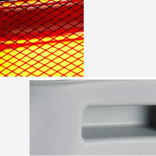 Zyyqt Portable Upright Halogen Electric Heater, Heater Ideal for Small Rooms, Caravans and Garages, Grilling Stove 1200W