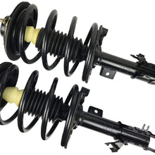 JJ New (2) Gas Suspension Shock Absorber Struts Assembly With Coil Springs For 03-08 Corolla Front Side LH+RH 172114