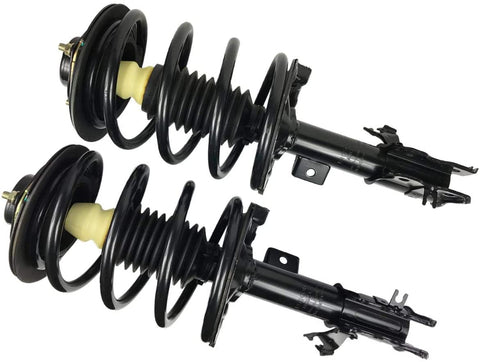 JJ New (2) Gas Suspension Shock Absorber Struts Assembly With Coil Springs For 03-08 Corolla Front Side LH+RH 172114