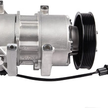 QUALINSIST Air Conditioning Compressor fit for 2012-2016 for H-yundai for A-Ccent A-C Compressor