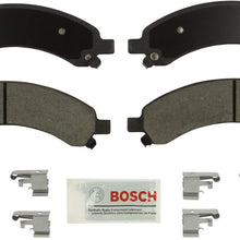 Bosch BE989H Blue Disc Brake Pad Set with Hardware for 2003-08 Chevrolet Express and GMC Savana 3500 Series Vans - REAR