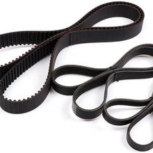 SCITOO Engine Timing Belt Kit Fits 2002-2010 Toyota Highlander Lexus ES300 V6 3.0 3.3L 3MZFE