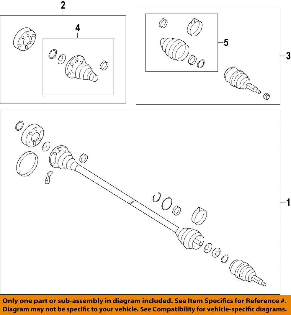Volkswagen 1K0 498 099, CV Joint