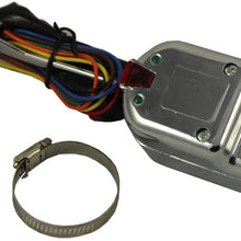 JDMSPEED New Chrome 12V Universal Street Hot Rod Turn Signal Switch For Ford GM With Flasher