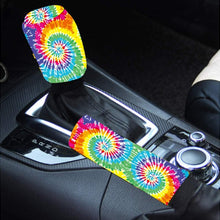 Ranxizy Sunflower Auto Gear Shift Knob Cover+Handbrake Cover Set Washable Neoprene Cloth