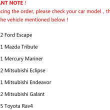 DLZ 2 Pcs Front Suspension Kit-2 Sway Bar Compatible with Ford Escape 2005-2012, Mazda Tribute 2005-2011, Mercury Mariner Eclipse Endeavor Galant 2004-2012, Toyota Rav4 2001-2005 K80296