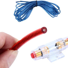 QGT Auto Parts YH-128 1200W Car Amplifier Audio Power Cable Subwoofer Wiring Installation Kit with High Performance RCA Interconnect