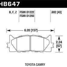Hawk Performance HB647B.692 HPS 5.0 Disc Brake Pad