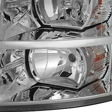 For 07-13 Chevy Silverado Pickup Truck Chrome Headlight Front Lamp Passenger Right Side Replacement