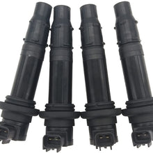 JESBEN F6T558 4Pcs Ignition Coil Replacement for Yamaha FZ1 FZS1 Vmax 1700 YZF-R1 YZF-R6 YZF-R6S 5VY-82310-00-00