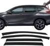 Window Visor Compatible With 2017 Honda CRV | Slim Style Acrylic Smoke Tinted Sun Rain Shade Guard Wind Vent Air Deflector 4Pc by IKON MOTORSPORTS