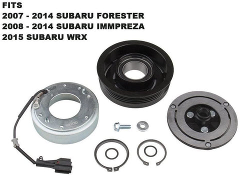 AC Compressor Clutch Kit for 08-14 Subaru Forester/Impreza/2015 WRX 2.0L 2.5L