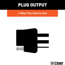 CURT 55336 Vehicle-Side Custom 4-Pin Trailer Wiring Harness for Select Honda, Acura, Isuzu Vehicles