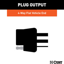 CURT 56217 Vehicle Custom 4-Pin Trailer Wiring Harness, Compatible with Select Toyota Highlander, Lexus RX350