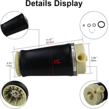 JDMON Replacement for Rear Air Spring Kit Air Suspension Bags Ford Expedition 2WD 1997-2002, Lincoln Navigator 2WD 1998-2002, Replaces 3U2Z5580KA, F75Z5A891AC, Air Shock Absorber Kits, 2PC