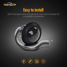 5x 3/4" Mini Smoke Lens Amber 1LED Clearance Marker Light Truck Trailer Yellow LED Flush Mount Hot Spot Waterproof