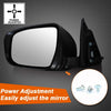 ROADFAR Black Right Side View Mirror Manual Folding Power Adjustment Fit Compatible with 2017 2018 2019 Rogue 2018 X-Trail