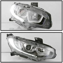 ACANII - For [Halogen Model] 2016 2017 2018 Honda Civic LED DRL Projector Headlight Headlamp Replacement Passenger Side