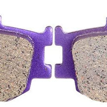 ECCPP FA174 Brake Pads Front and Rear Carbon Fiber Replacement Brake Pads Kits Fit for 1994 1995 1996 1997 1998 1999 2000 2001 2002 2003 2004 2005 2006 2007 2008 2009 2010 2011 2012 Honda