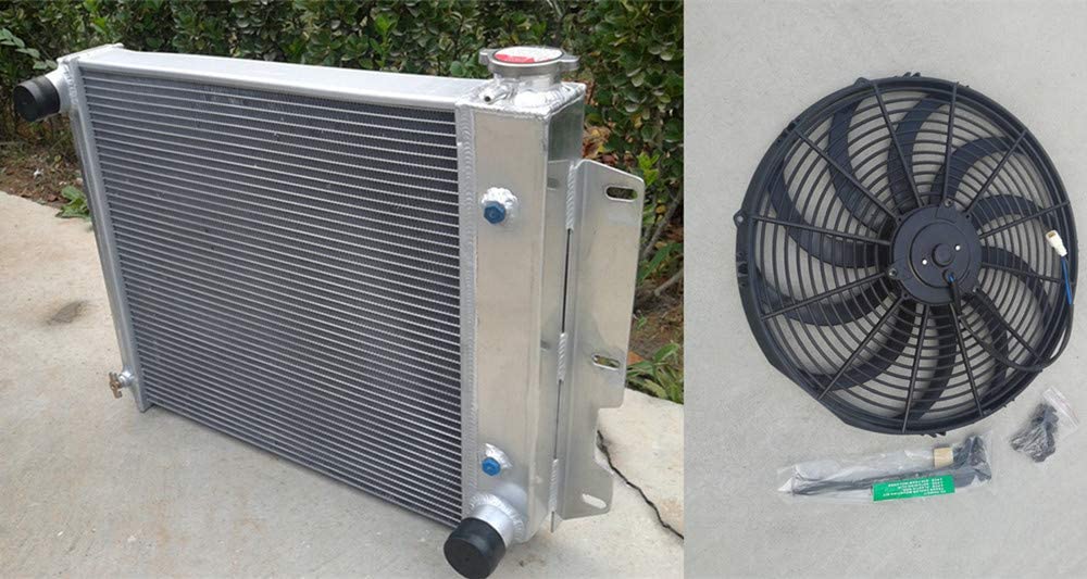 3 ROW FOR Jeep Wrangler TJ YJ Aluminum Radiator/V8 Conversion 87-95 97-02 + FAN