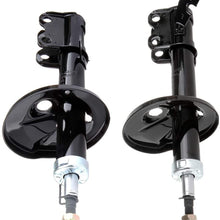 ANGLEWIDE Front Auto Shocks Absorber Stuts Fits 1998 1999 2000 2001 2002 Chevy Prizm,1993-1997 Geo Prizm,1993-2002 for TOYOTA Corolla 2x with 234058 234057 71951