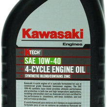 Kawasaki 6PK Genuine OEM 10W40 Motor Oil Quart 4-Cycle K-Tech 99969-6296
