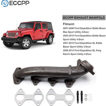 ECCPP Exhaust Manifold Gasket Kit Passenger Side Right RH Fit for 2005-2014 for Ford Expedition Lincoln Navigator 2005-2010 for Ford F-150 F-250/F-350 Super Duty Lobo 5.4L