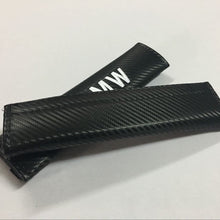 Hongyingcar 2pcs Car Seat Belt Carbon Fiber Cover Shoulder Cushion Cover Pad for BMW