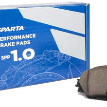 Sparta Evolution SPP 1.0 Brake Pad, 1210 shape, 17.6mm thick