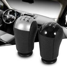 Shift Knob, Car 5 Speed Shift Knob Compatible for Focus Mondeo MK3 Mustang S-MAX Galaxy (Color : Gray)