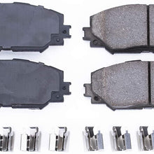 Power Stop 17-1210, Z17 Front Ceramic Brake Pads with Hardware