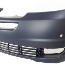Front Bumper Cover Compatible with 2004-2005 Toyota Sienna Primed with Park Assist Sensor Holes with Radar Cruise Control