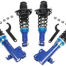 OCPTY Coilovers Suspension Lowering Kit Adjustable Full Coil Springs Struts Shock fit for 2003-2008 for Toyota Corolla /2003-2008 for Toyota Matrix