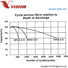 Vision EV305-360A-AM Battery