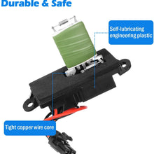 PartsSquare A/C Heater Blower Motor Resistor 89019089 RU371T Resistor (2 hole mounting flange)