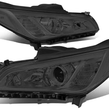 DNA MOTORING Smoked/Clear HL-OH-HSON15-SM-CL1 Factory Style Front Bumper Projector Headlight Lamp Set