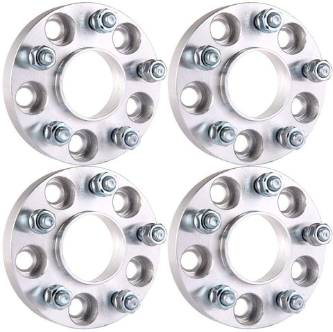 ECCPP 5x4.5 Hubcentric Wheel Spacers 4X 25mm 5x114.3 to 5x114.3 Wheel spacers for Ford Jeep Hyundai Genesis Coupe Sedan Veloster Mazda3 Mazda5 Mazda6 RX8 MX5 CX7 MX6