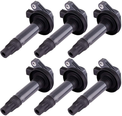 cciyu Pack of 6 Ignition Coils for Ford/Lincoln/Mazda/Mercury 2007-2011 Fits for UF553 DG520 C1595