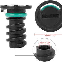 X AUTOHAUX ABS Car Engine Oil Drain Plug Replacement for Mercedes-Benz C63 AMG S 2016 0029902017